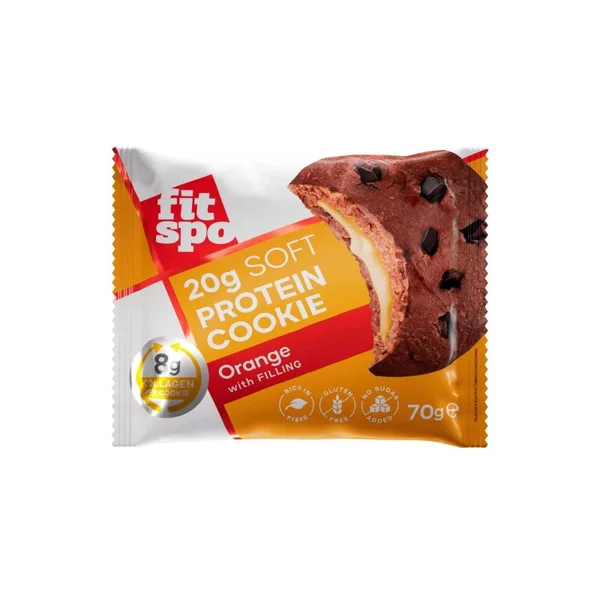 FitSpo Protein Cookie — Orange · 70 g