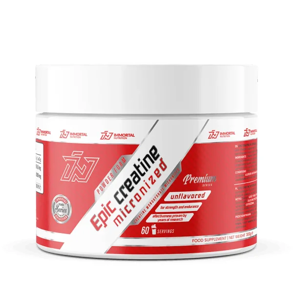 Immortal Nutrition Epic Creatine Micronized — Neutre · 300 g