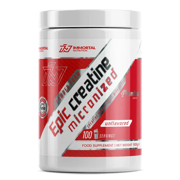 Immortal Nutrition Epic Creatine Micronized — Neutre · 500 g