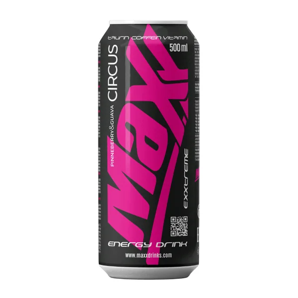 MAXX Circus Energy — Pineberry & Guava · 500 ml