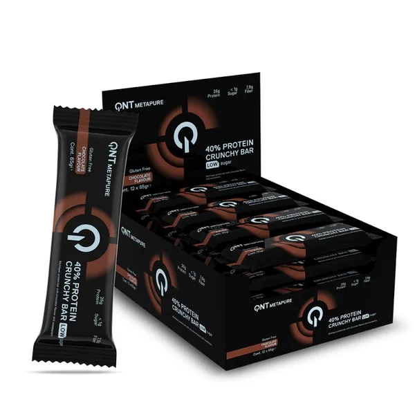 QNT Protein Bar Crunchy — Chocolat · 65 g