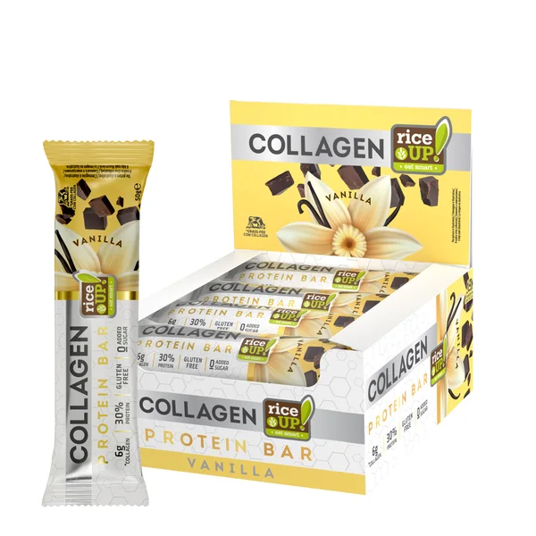 RiceUP! Collagen Protein Bar — Choco Vanilla · 50 g